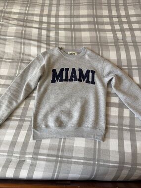 Grey 'MIAMI' New York Popular Sweatshirt